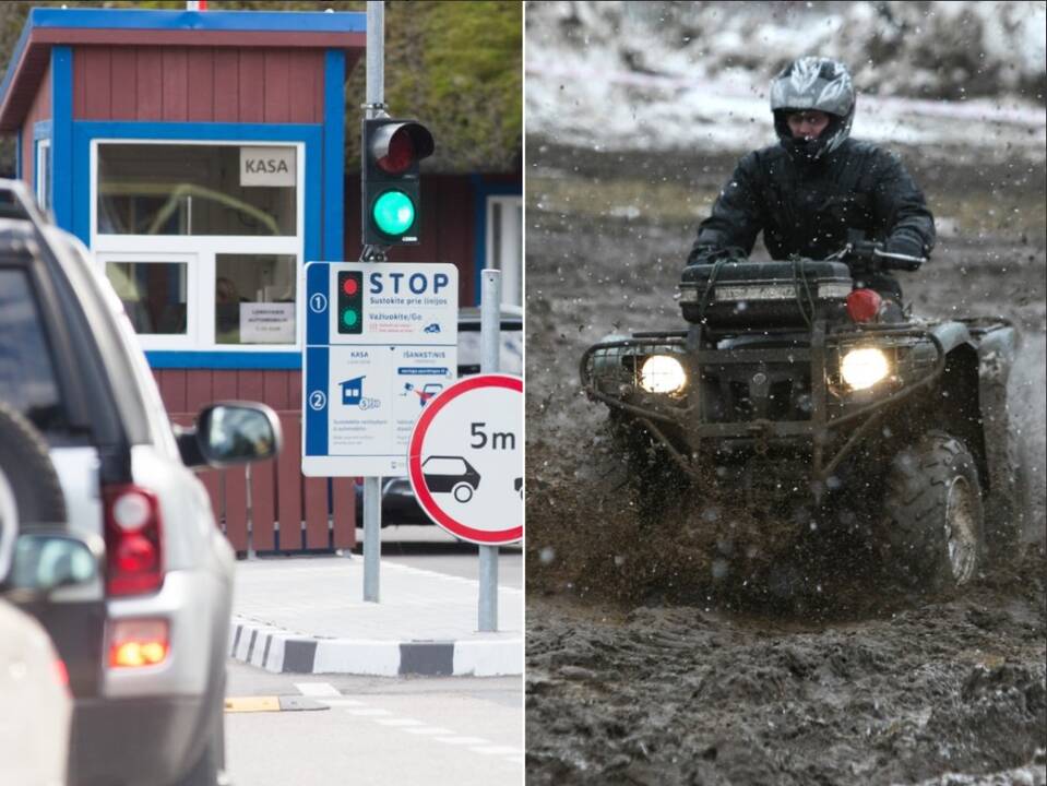 Neringa pradeda rinkti 500 eurų rinkliavą už triračius ir keturračius