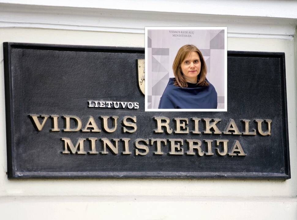 Vidaus reikalų ministerijos kanclerė – J. Petkuvienė