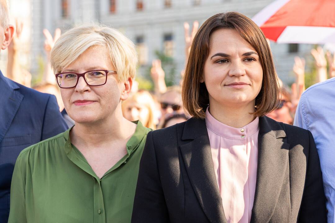 Lietuvos vadovai pasveikino Baltarusijos žmones Laisvės dienos proga