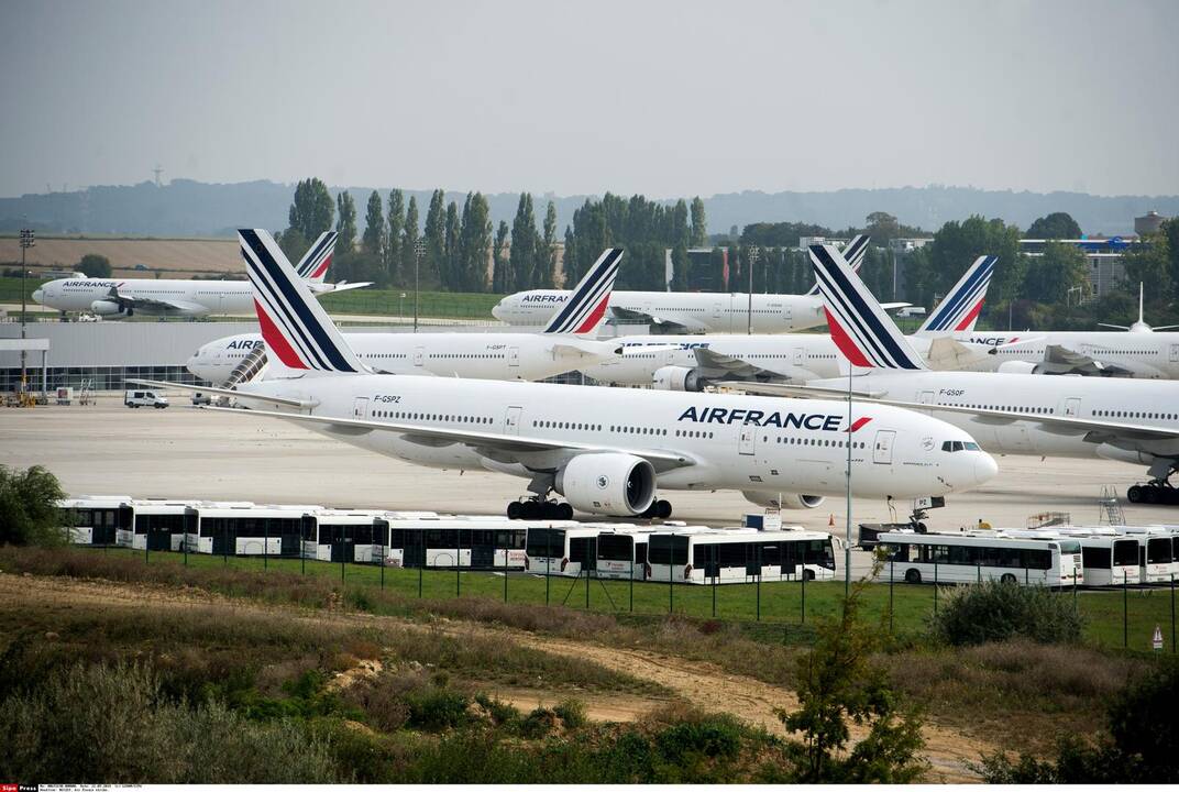 „Air France“ pilotai baigė rekordinės trukmės streiką