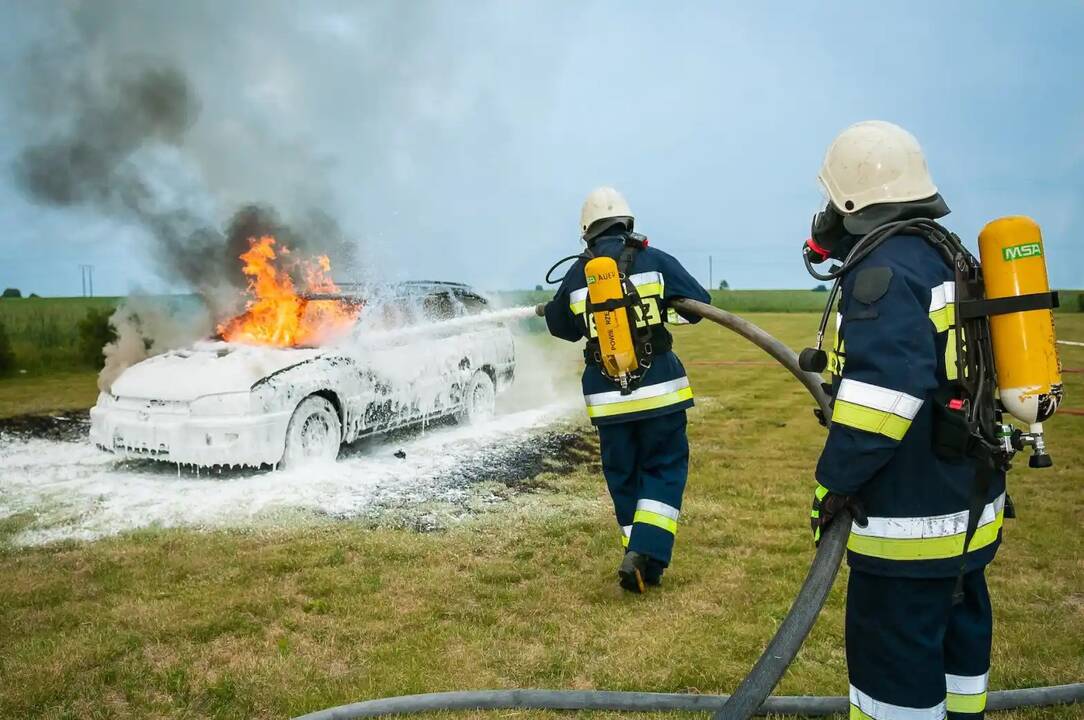 Išvados: tyrimų rezultatai liudija, kad tik elektra varomi automobiliai užsiliepsnoja rečiau nei hibridiniai ar su vidaus degimo varikliais.