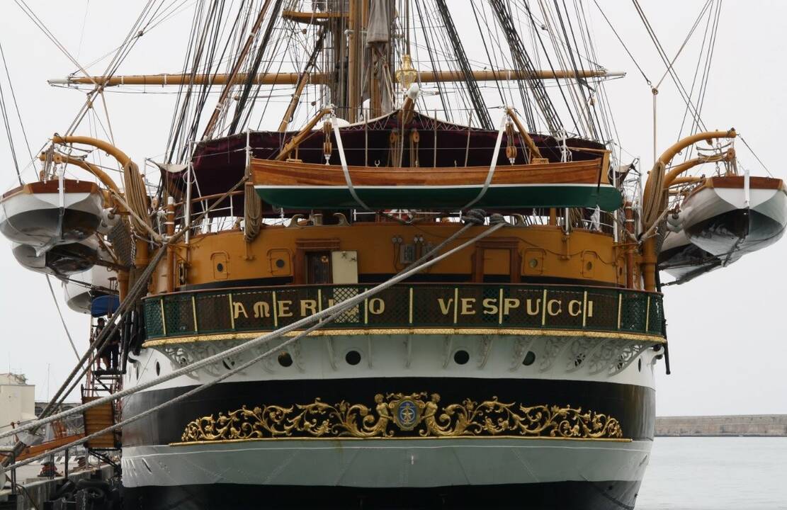 Išskirtinis: „Amerigo Vespucci“ – burlaivis, kuriuo didžiuojamasi Italijoje.