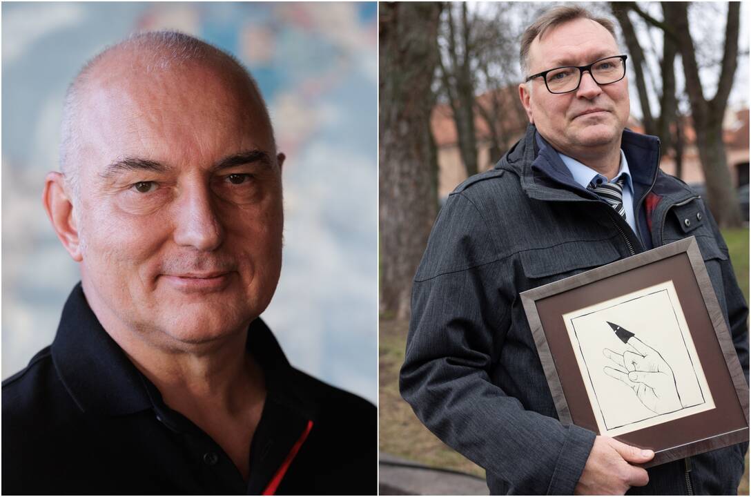 Protestas: A. Gelžinis prie prezidentūros piktinosi, kad Aplinkos ministras nepagrįstai atleido darbuotoją.