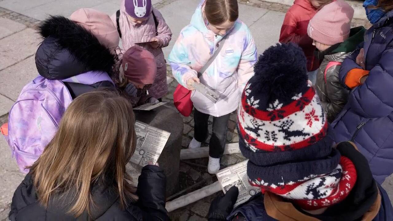 Entuziastai: kai kurie vaikai, itin besidomintys Klaipėdos miesto istorija, „Jaunųjų gidų mokyklėlės“ užsiėmimuose dalyvauja jau ne pirmą kartą.
