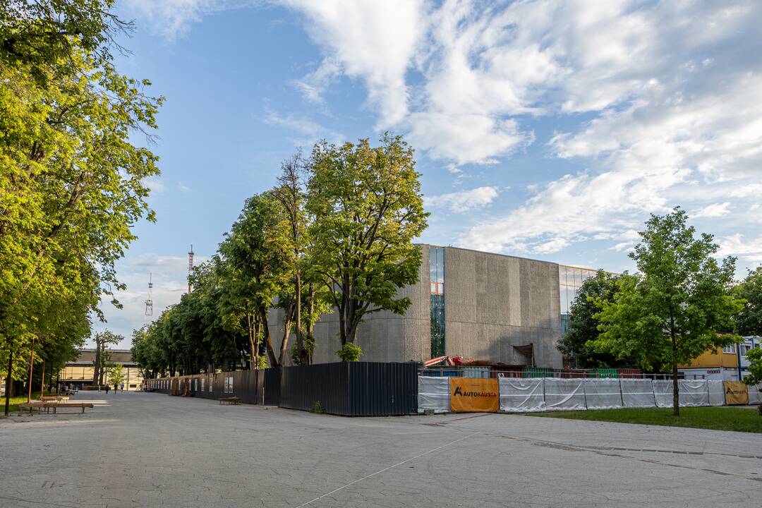 Terminas: Dainų slėnio rekonstrukcija bus baigta iki birželio 29-osios, kai čia vyks Dainų šventės 100-mečio renginys.