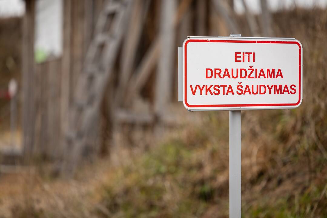 Padėtis: apie 60 gyventojų pareiškė esantys nepatenkinti dėl triukšmo iš šaudyklos.