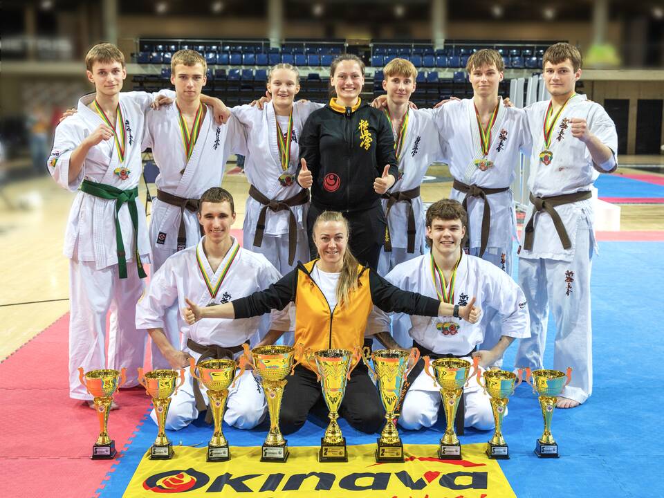 Nugalėtojai: Lietuvos čempionate klubo „Okinava“ sportininkai pateko į Europos čempionatą ir turės garbę ginti Lietuvos bei Klaipėdos vardą tarptautinėje arenoje.