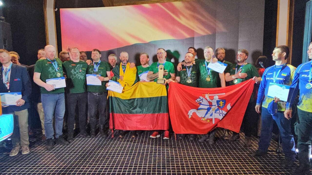 Šaunuoliai: trys lietuviai, trys žvejai, trys prizinių vietų laimėtojai – sveikiname!