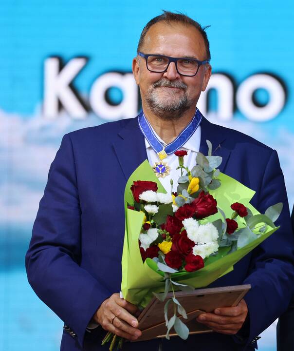 Išleistuvės: į Paryžiaus olimpiadą palydėti iš Kauno rajono kilę ir čia savo sportinį kelią pradėję irkluotojai.
