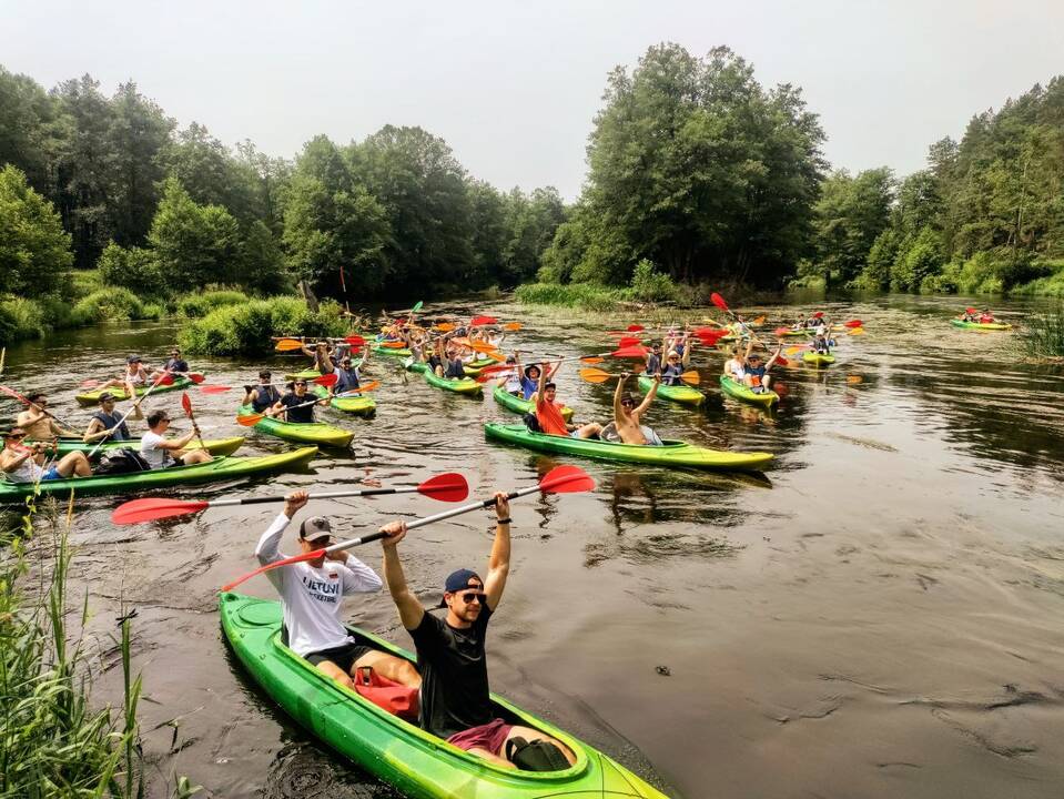 Įsimylėjęs: „Daug kam Dzūkija asocijuojasi su grybais, tačiau man šis kraštas – vandens turizmo perlas“, – sako P. Gataveckas, kurį vietiniai vadina tiesiog baidarininku Pranu.