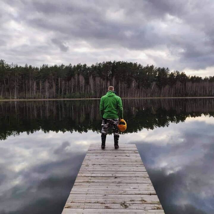 Įsimylėjęs: „Daug kam Dzūkija asocijuojasi su grybais, tačiau man šis kraštas – vandens turizmo perlas“, – sako P. Gataveckas, kurį vietiniai vadina tiesiog baidarininku Pranu.