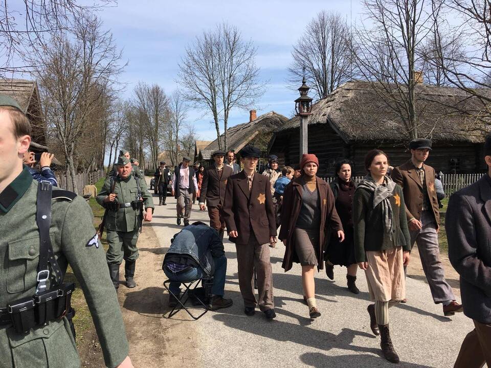Serialo „Laisvės kaina. Partizanai“ filmavimas Rumšiškėse