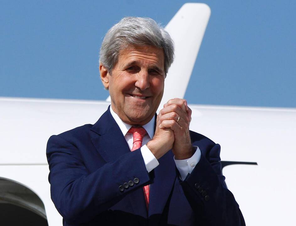 J. Kerry patikins Ukrainą dėl JAV paramos Rusijos grėsmės akivaizdoje