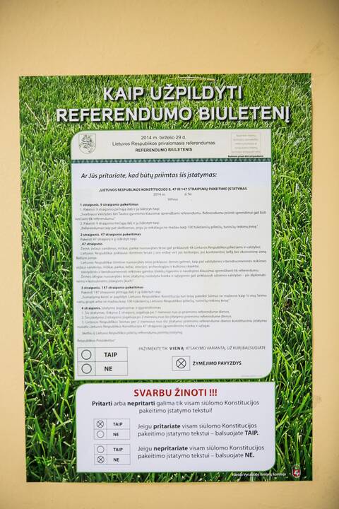 Kauno miesto ir rajono gyventojai balsuoja referendume