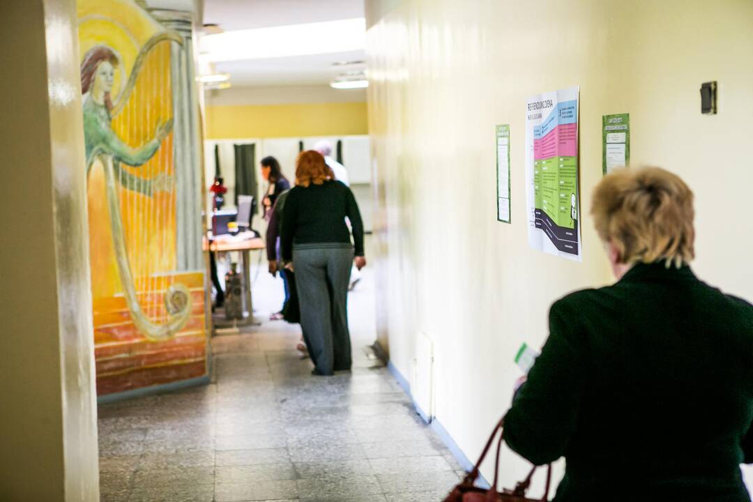 Kauno miesto ir rajono gyventojai balsuoja referendume