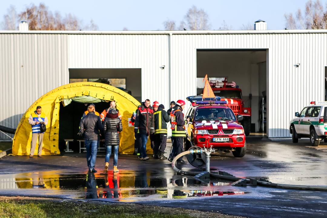 Civilinės saugos pratybos Kaune
