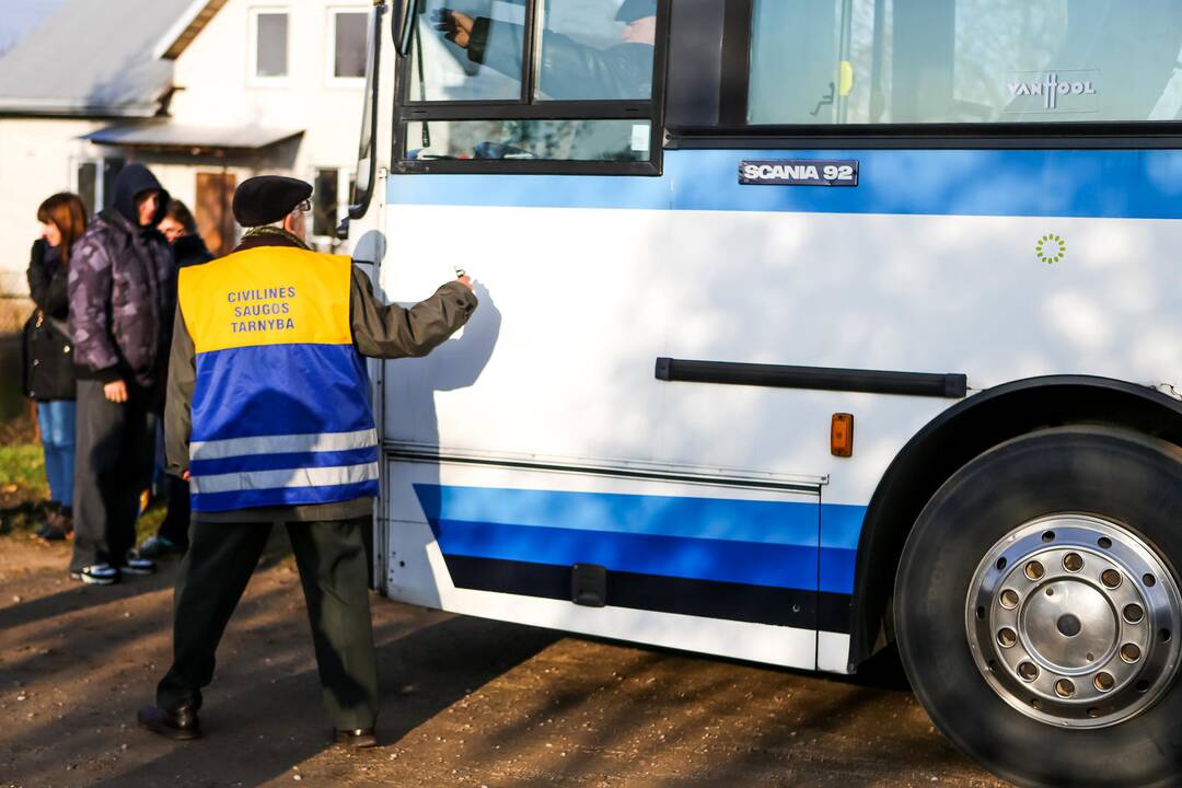 Civilinės saugos pratybos Kaune