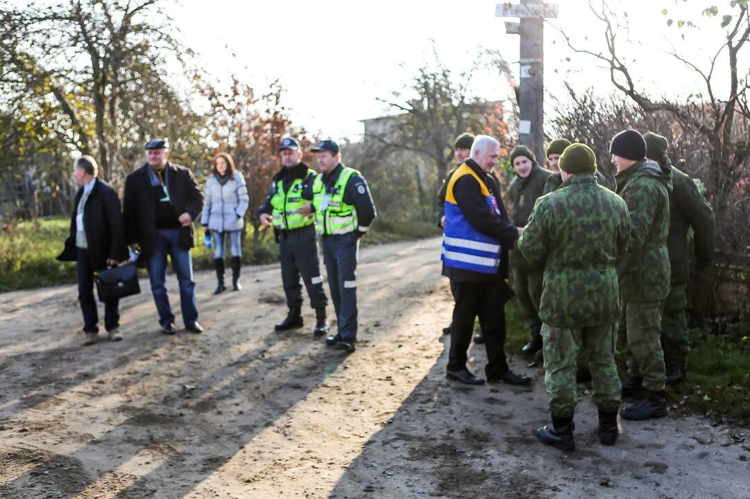 Civilinės saugos pratybos Kaune