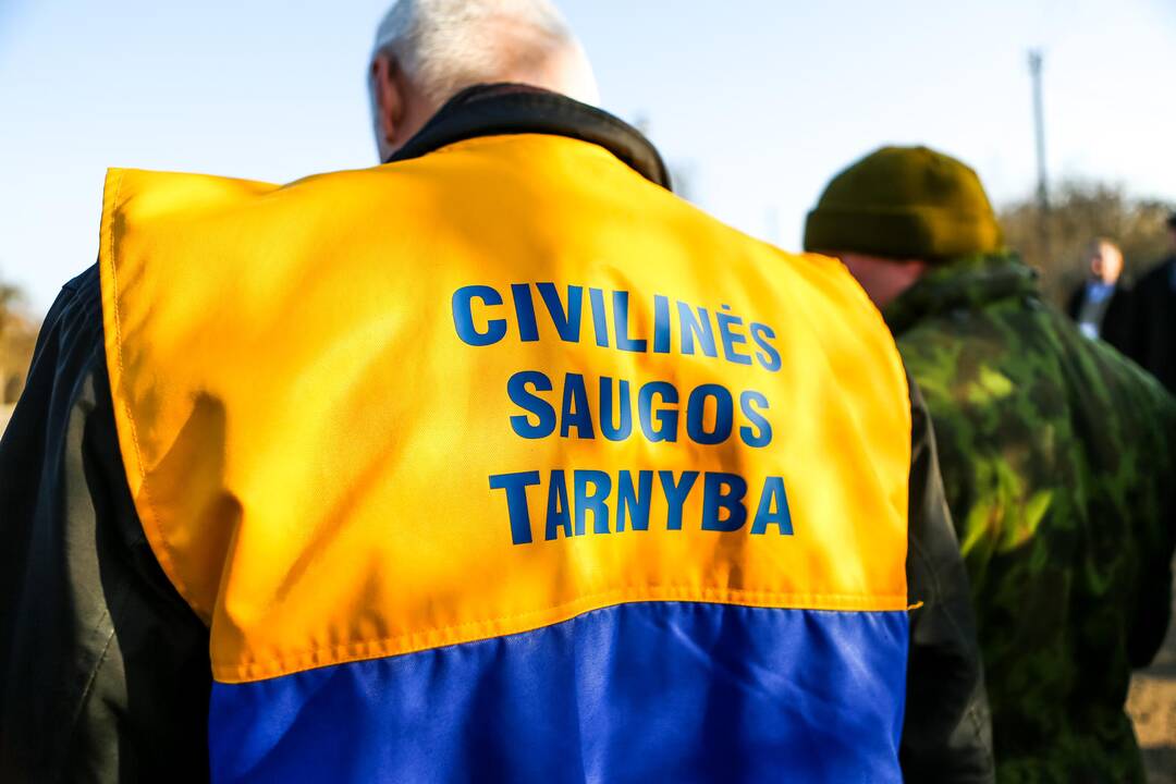 Civilinės saugos pratybos Kaune
