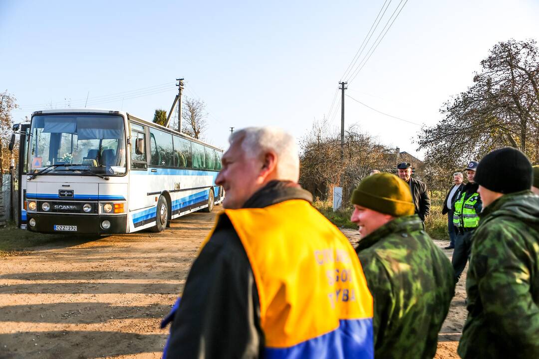 Civilinės saugos pratybos Kaune