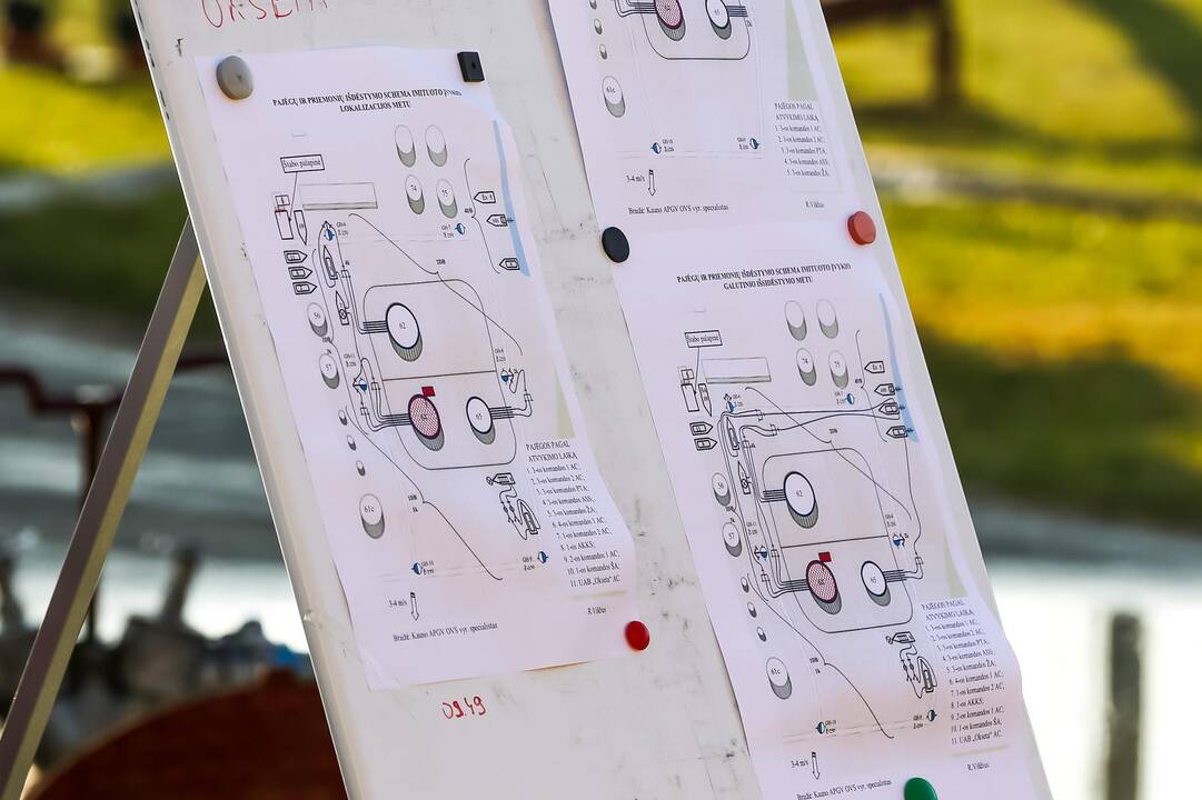 Civilinės saugos pratybos Kaune