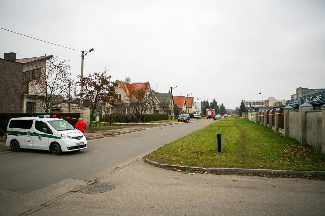 Žaliakalnyje – aliarmas dėl sprogmens