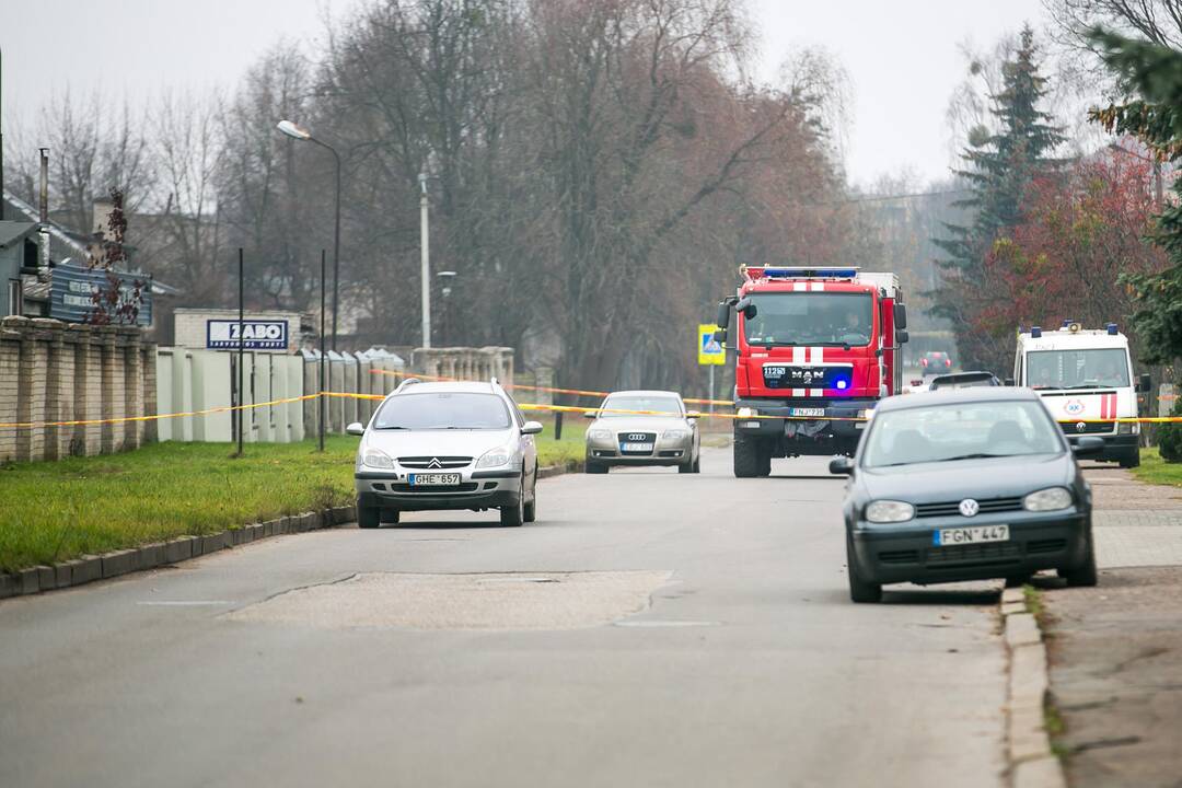 Žaliakalnyje – aliarmas dėl sprogmens