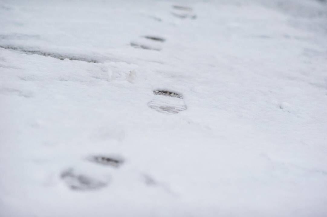Kaune iškrito pirmasis sniegas