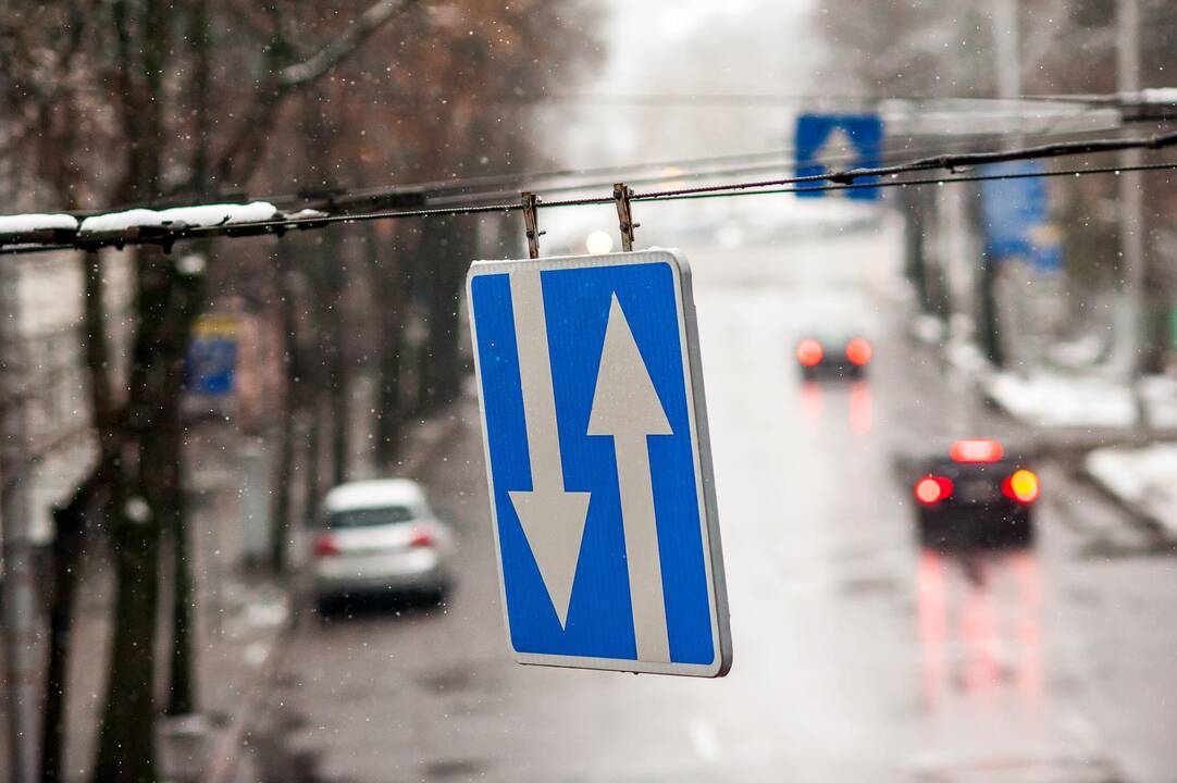 Kaune iškrito pirmasis sniegas