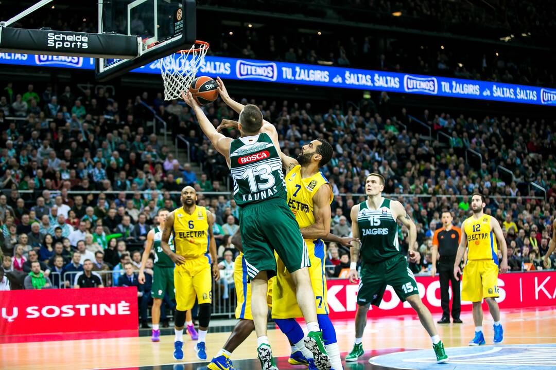 Eurolyga Top-16: Kauno „Žalgiris“ – Tel Avivo „Maccabi“
