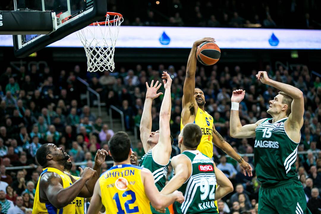 Eurolyga Top-16: Kauno „Žalgiris“ – Tel Avivo „Maccabi“