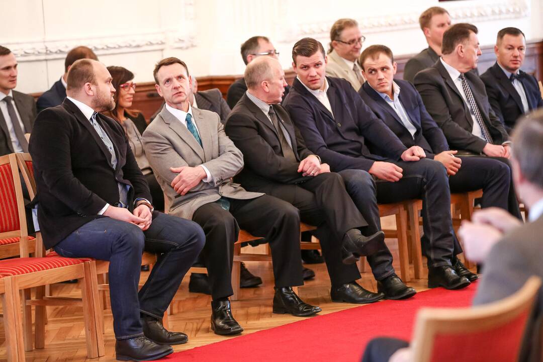Rotušėje pagerbti populiariausi 2014 metų Kauno sportininkai