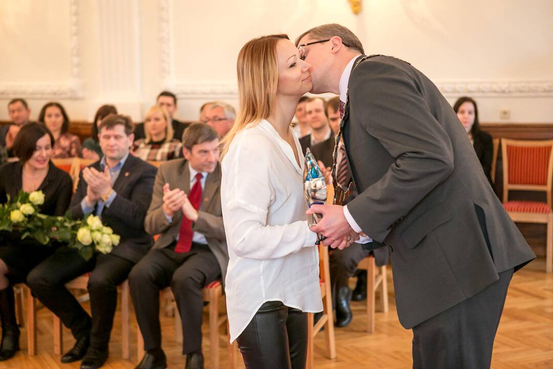 Rotušėje pagerbti populiariausi 2014 metų Kauno sportininkai