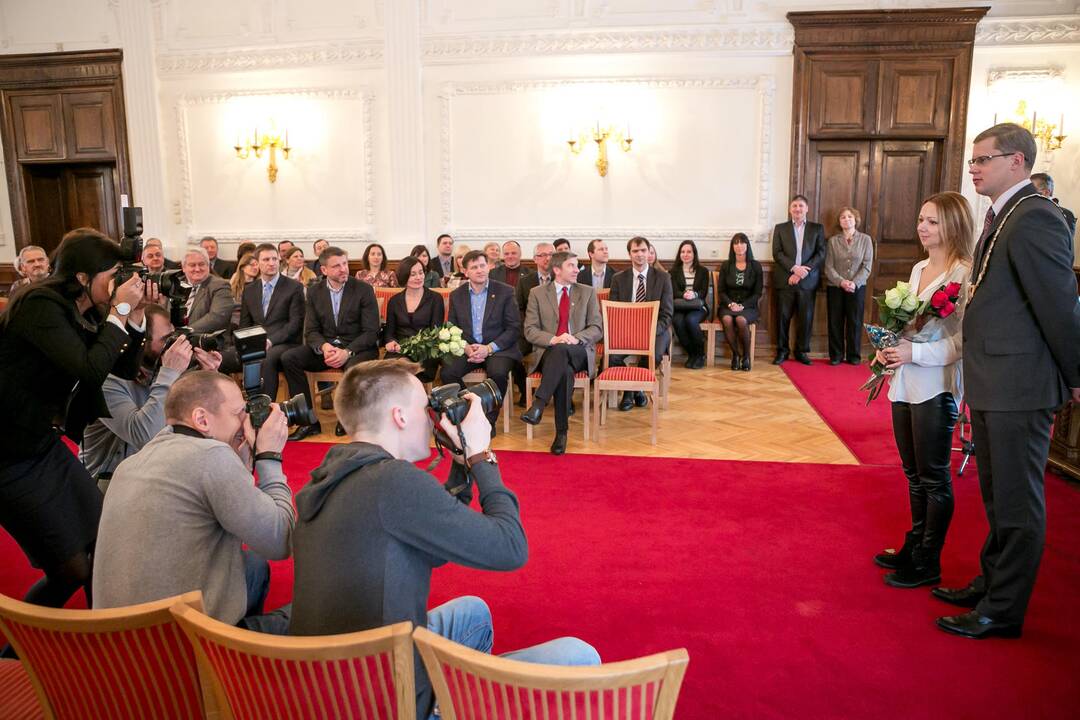 Rotušėje pagerbti populiariausi 2014 metų Kauno sportininkai