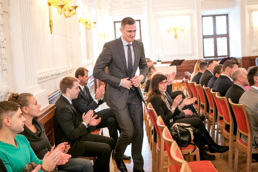 Rotušėje pagerbti populiariausi 2014 metų Kauno sportininkai
