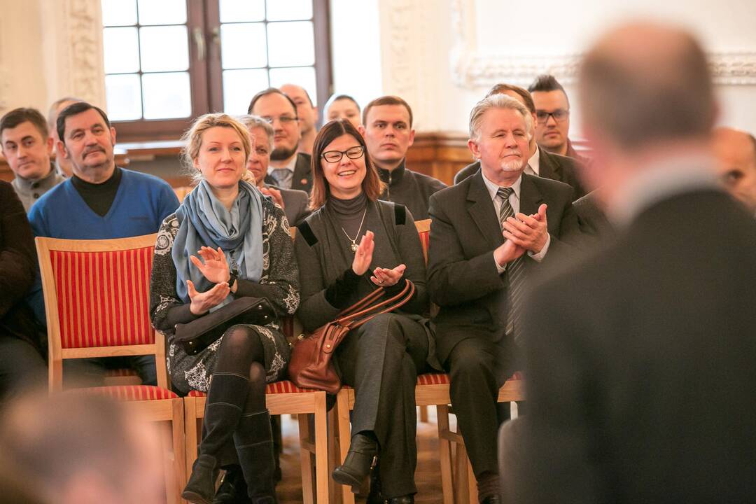 Rotušėje pagerbti populiariausi 2014 metų Kauno sportininkai