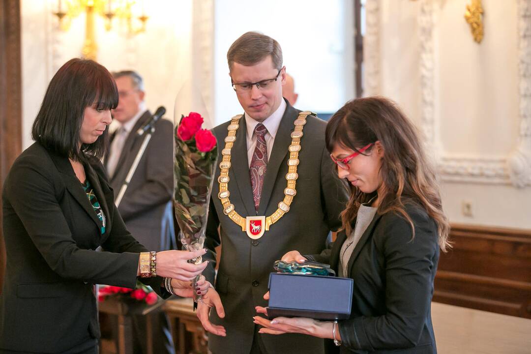 Rotušėje pagerbti populiariausi 2014 metų Kauno sportininkai