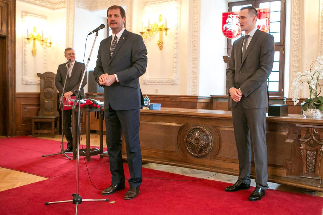 Rotušėje pagerbti populiariausi 2014 metų Kauno sportininkai