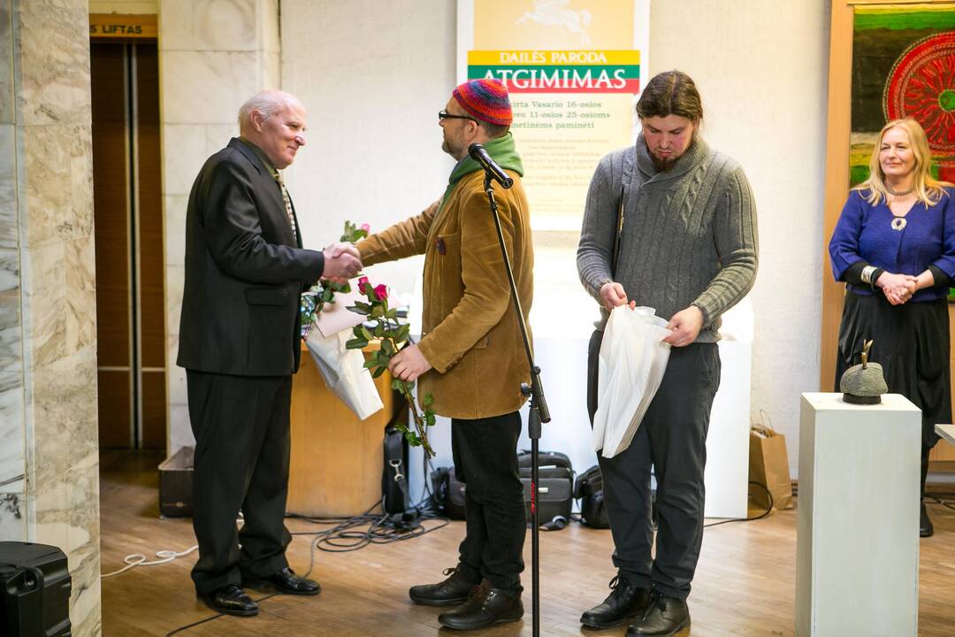 Dailės parodos „Atgimimas" šventinis apdovanojimų vakaras