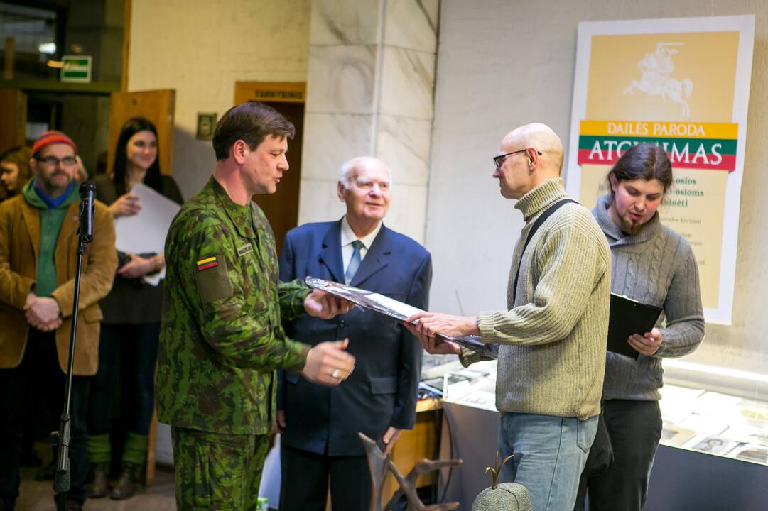Dailės parodos „Atgimimas" šventinis apdovanojimų vakaras