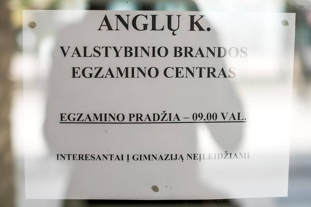 Anglų kalbos valstybinis egzaminas Kaune