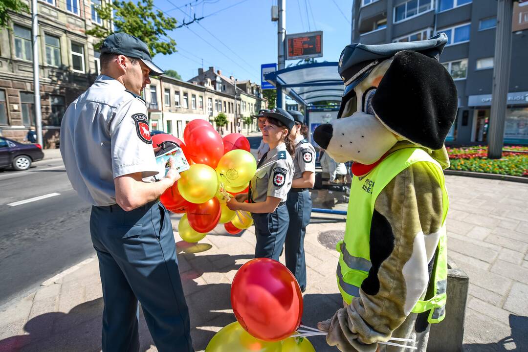 Vaikų gynimo dienos proga – akcija „Tvarką žinau – judu saugiau!”