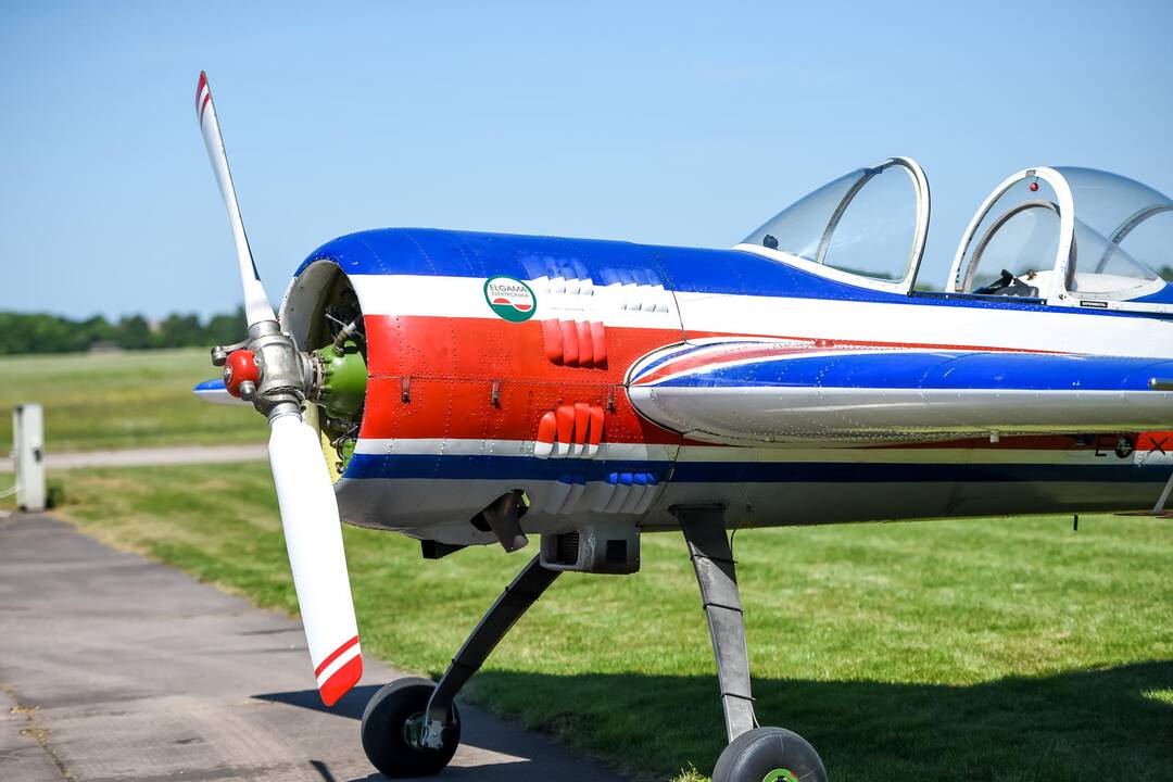 S. Dariaus ir S. Girėno aerodrome skraido akrobatiniai lėktuvai
