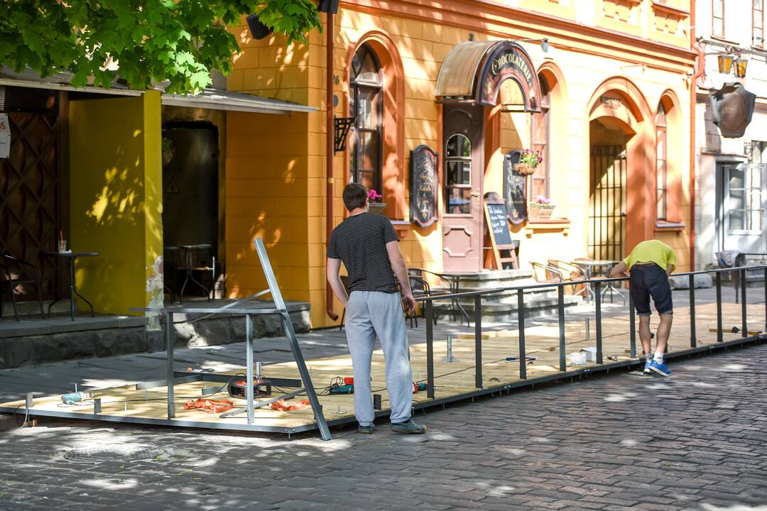 Kavinės Rotušės aikštėje 