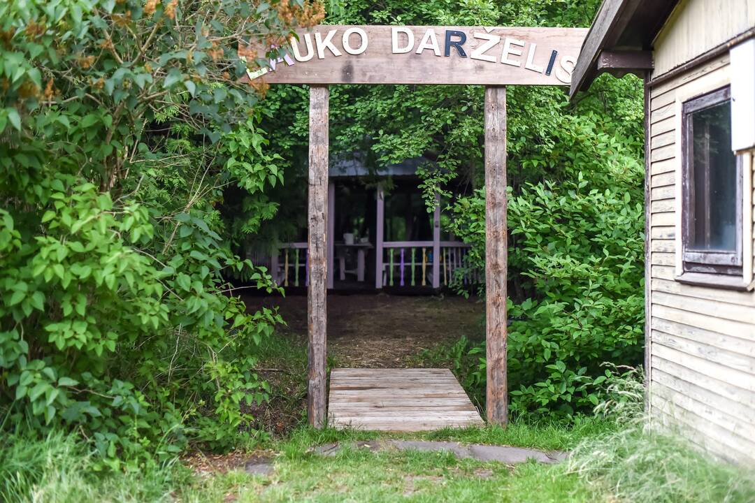 Ąžuolyne atidarytas lauko darželis