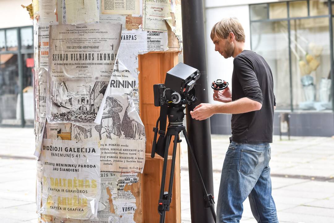 Filmo "Emilija" filmavimas Laisvės alėjoje