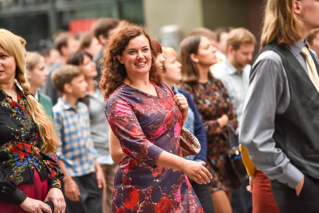 Filmo "Emilija" filmavimas Laisvės alėjoje