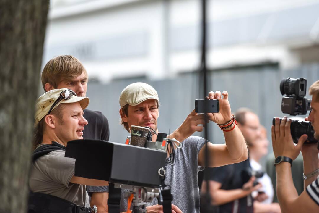 Filmo "Emilija" filmavimas Laisvės alėjoje