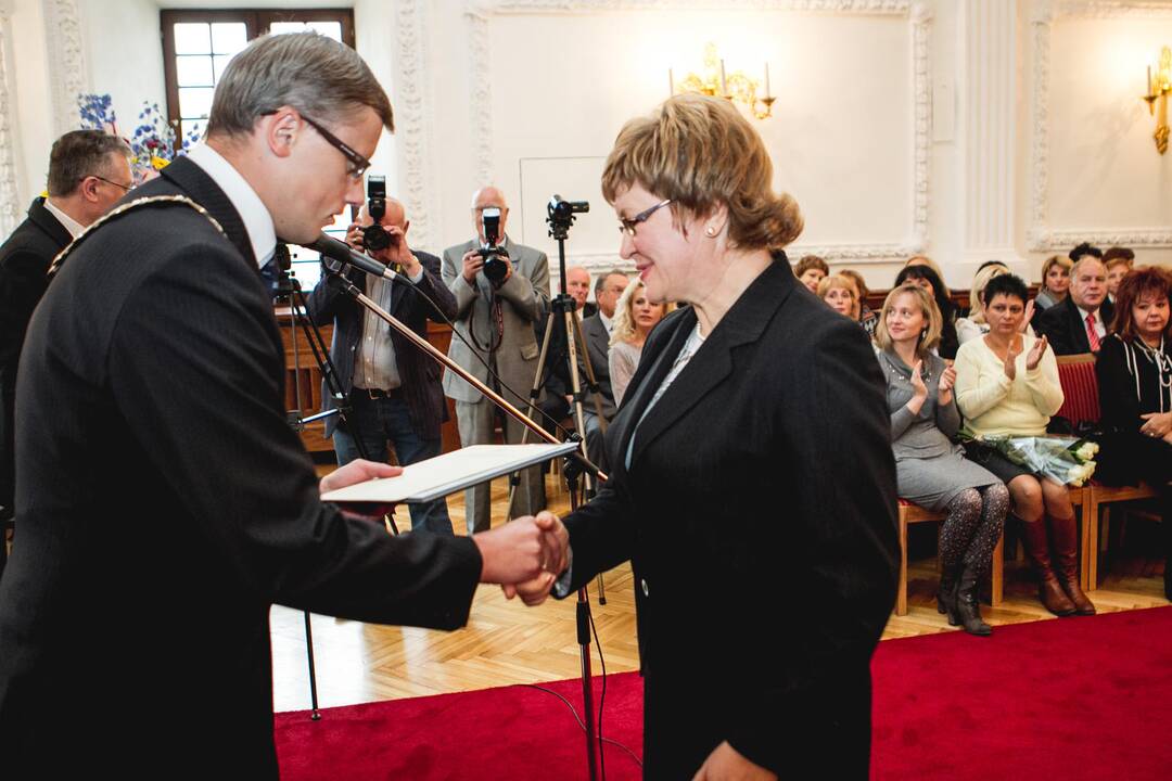 Apdovanoti geriausi Kauno mokytojai