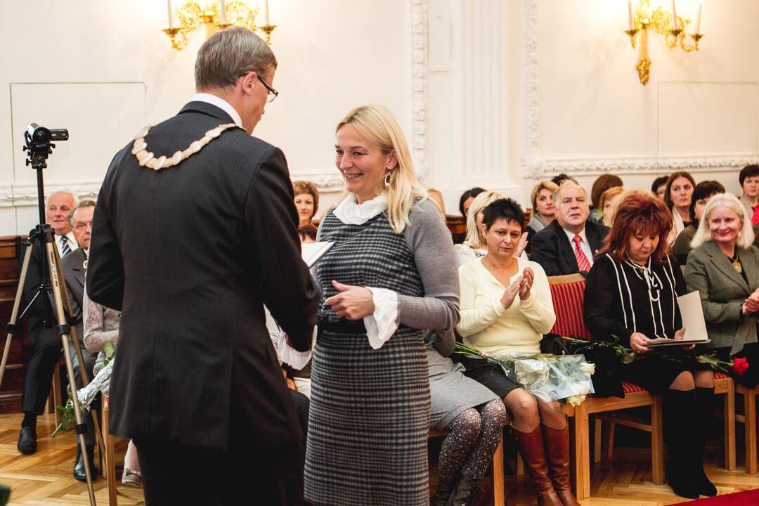 Apdovanoti geriausi Kauno mokytojai